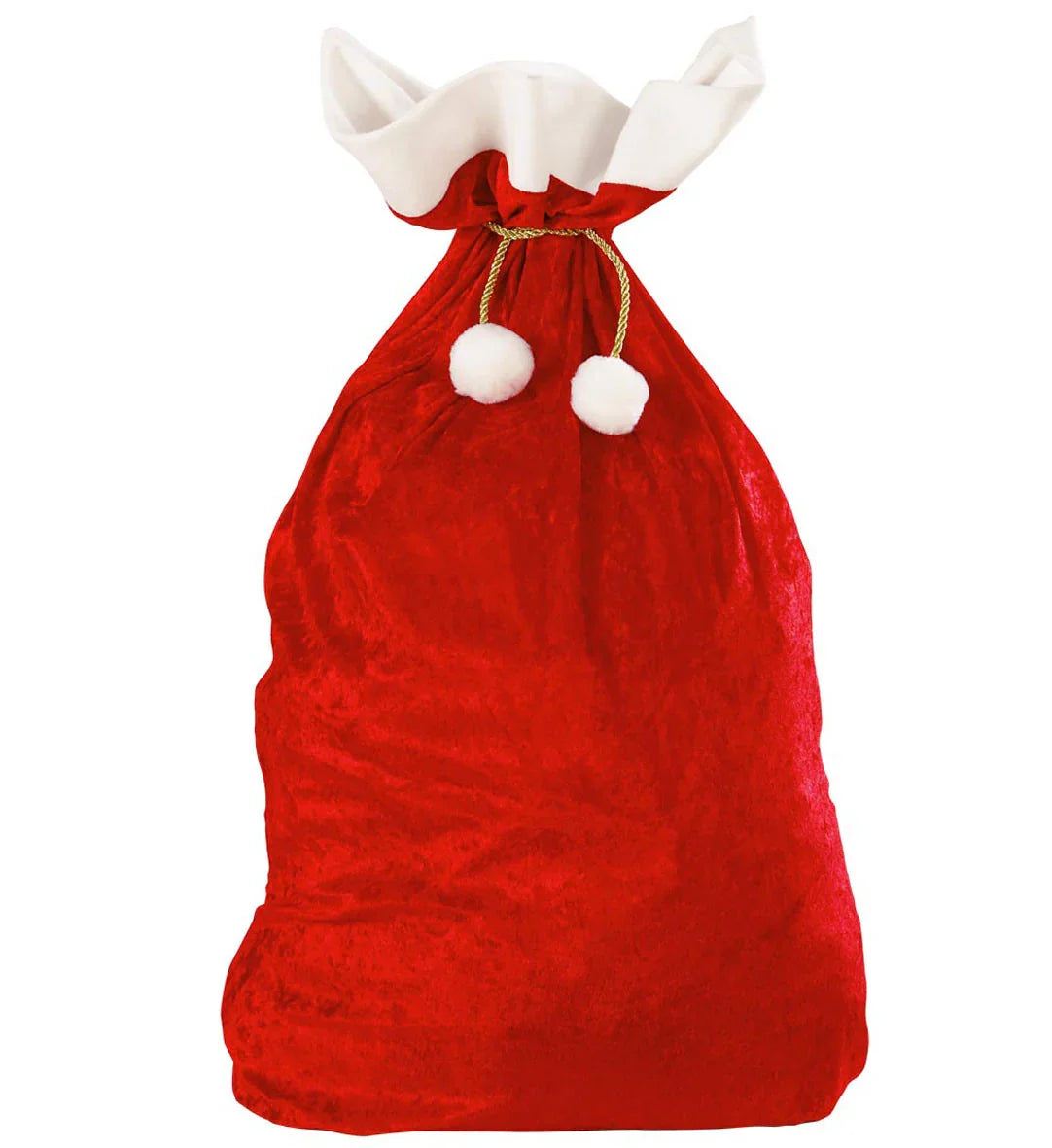 Saco de Papá Noel de Terciopelo Rojo Papa Noel y Mama Noel Widmann